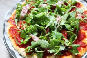 Pizza sans gluten et sans fromage