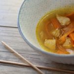 Soupe Thaï rapide sans gluten, sans lait