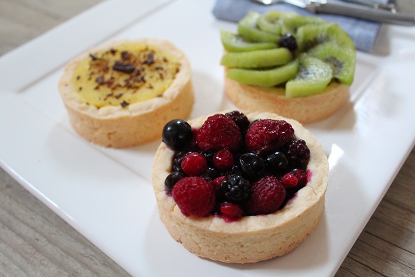 Tartes fruits rapide sans gluten, sans lait, sans œuf 