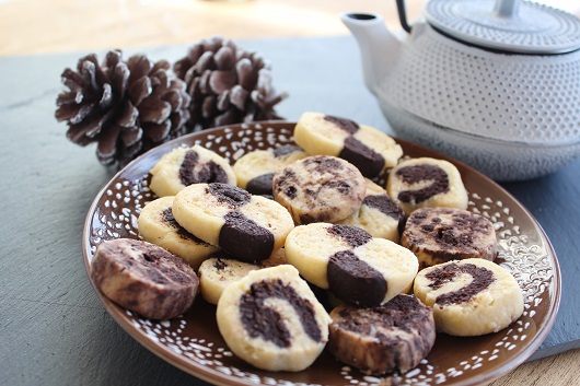 Biscuits sablés au chocolat sans gluten, sans lait, sans oeuf