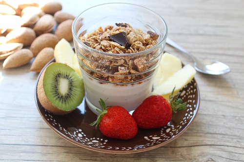 Petit déjeuner protéiné sans gluten, sans lait, sans oeuf