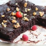 Menu d'été sans gluten, sans lactose, sans oeuf : recette brownie allégé