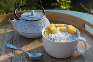 Recette rapide pour un petit déjeuner sans gluten, sans lait, sans oeuf