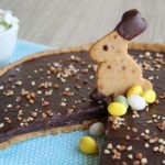 Menu de paques sans gluten, sans lait, sans oeuf : recette tarte chocolat