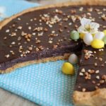 Recette facile de petit déjeuner sans gluten, sans lait, sans oeuf gourmand : tarte au chocolat