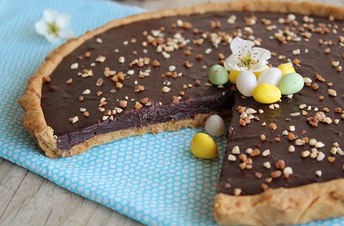 Recette facile de tarte au Chocolat Sans Gluten, Sans Lait, Sans Oeuf