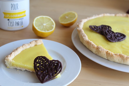 Recette gourmande de tarte aux citrons sans gluten, sans lactose, sans oeuf