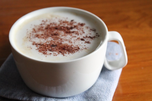 Recette de cappuccino sans lactose avec de la ricorée