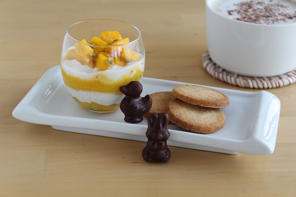 Dessert rapide sans gluten, sans lactose, sans oeuf : tiramisu express mangue citron